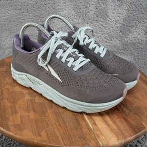 Altra Torin Knit 4.5 Quantic Plush Sneakers Grey Purple ALOA4VR2221 Sz 7 Women's